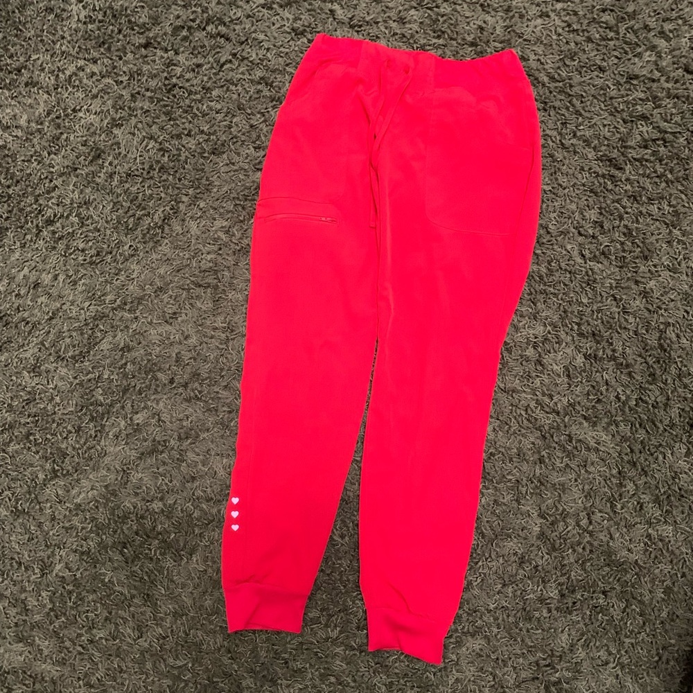 Red Jogger Scrubs